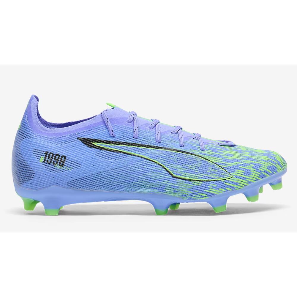 Puma Men's Soccer Cleats in Light Purple and Neon Green